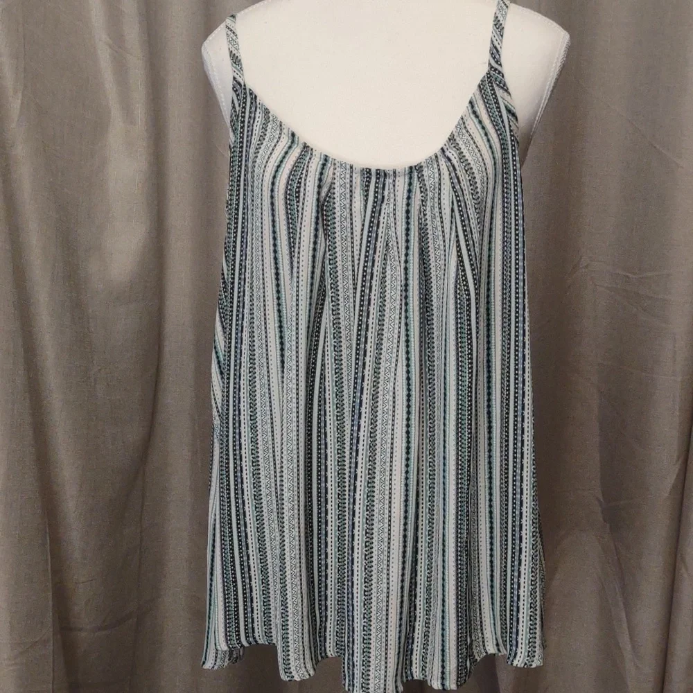 Torrid Stripe Georgette Swing Cami